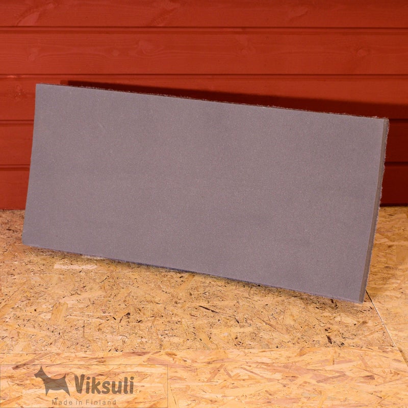 35mm Tummanharmaa l&auml;mp&ouml;alustapala 98cm x44cm tausta.